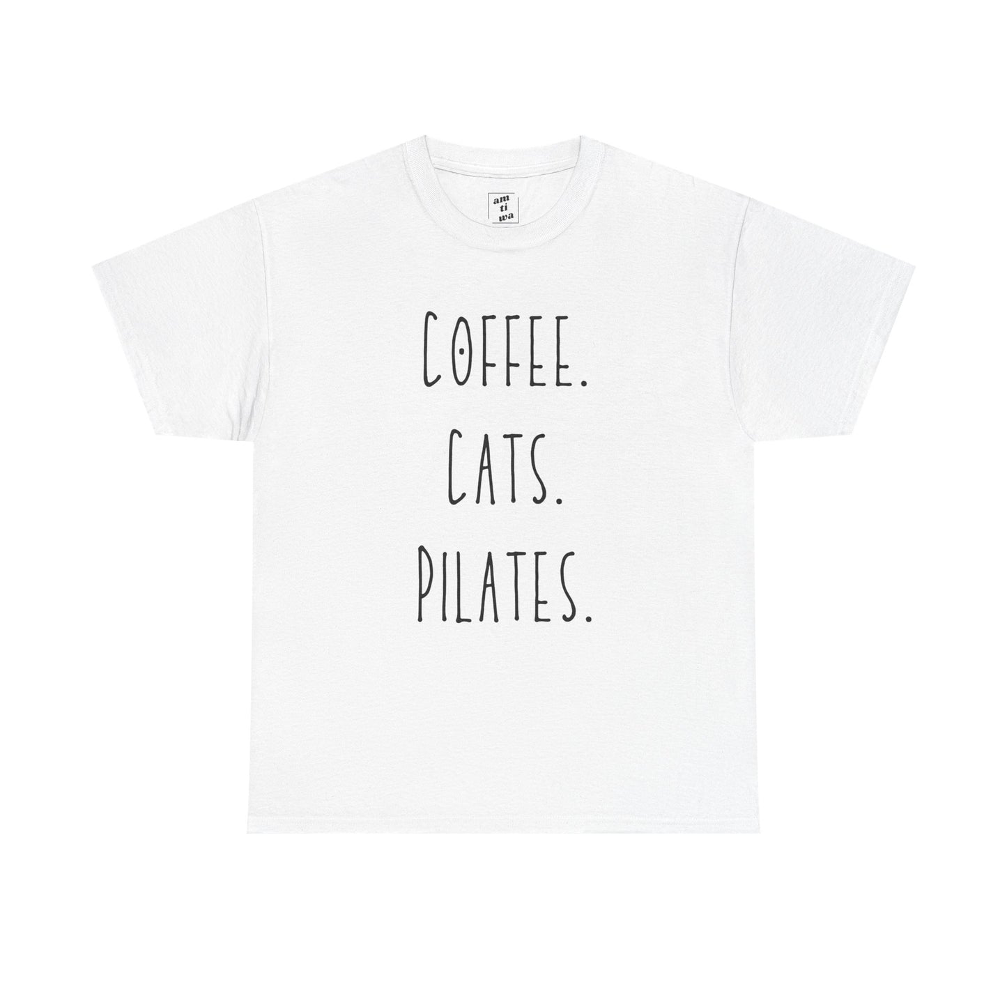 Coffee. Cats Pilates.