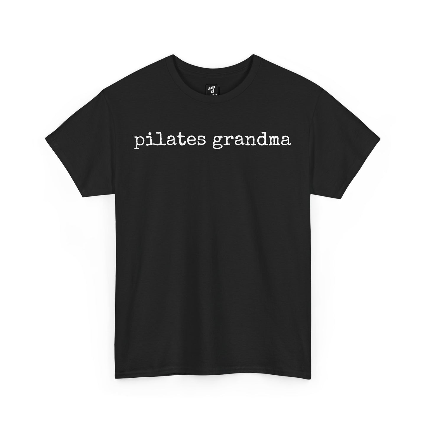 Pilates Grandma Typewriter