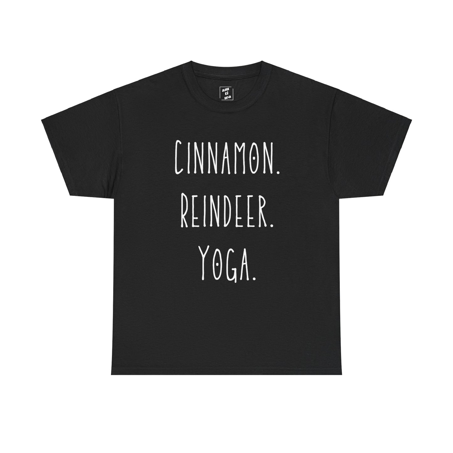 Cinnamon. Reindeer. Yoga.