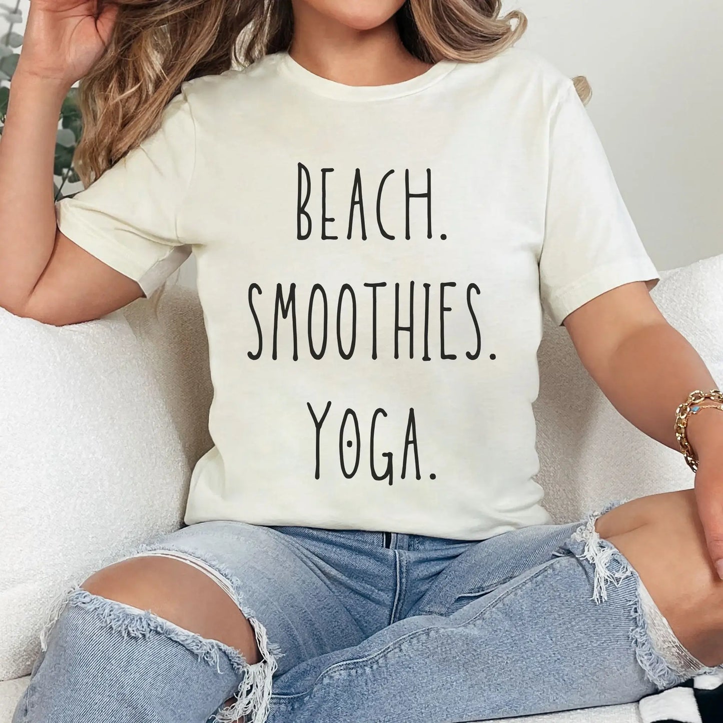 Beach. Smoothies. Yoga.