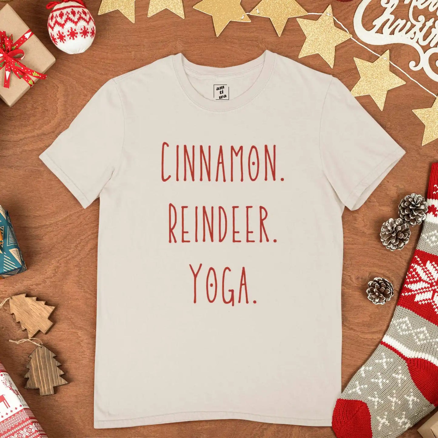 Cinnamon. Reindeer. Yoga.