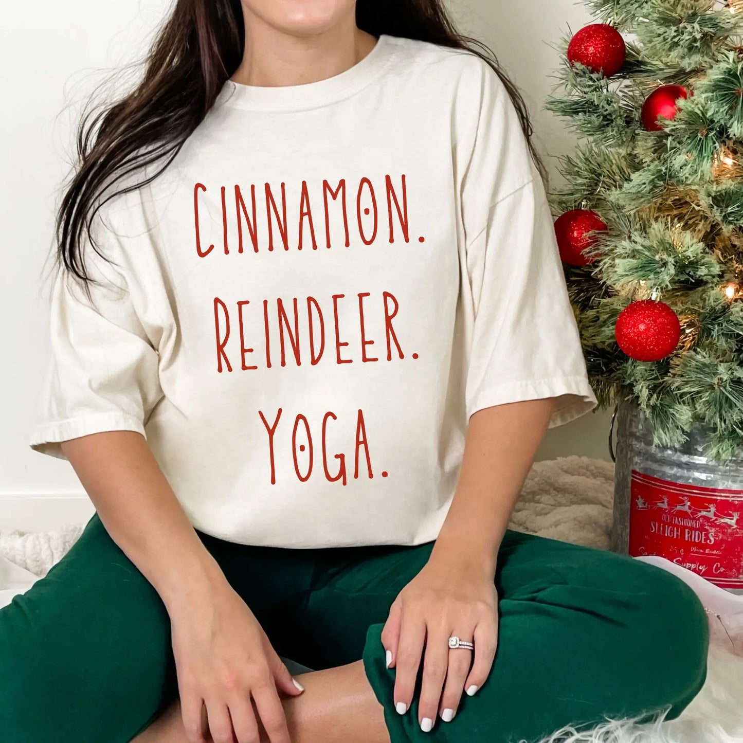 Cinnamon. Reindeer. Yoga.