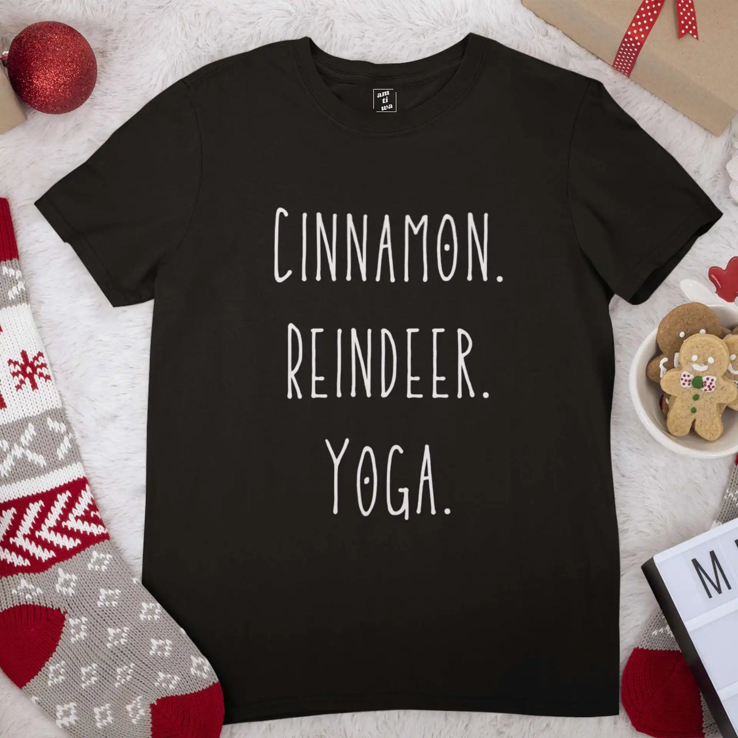 Cinnamon. Reindeer. Yoga.