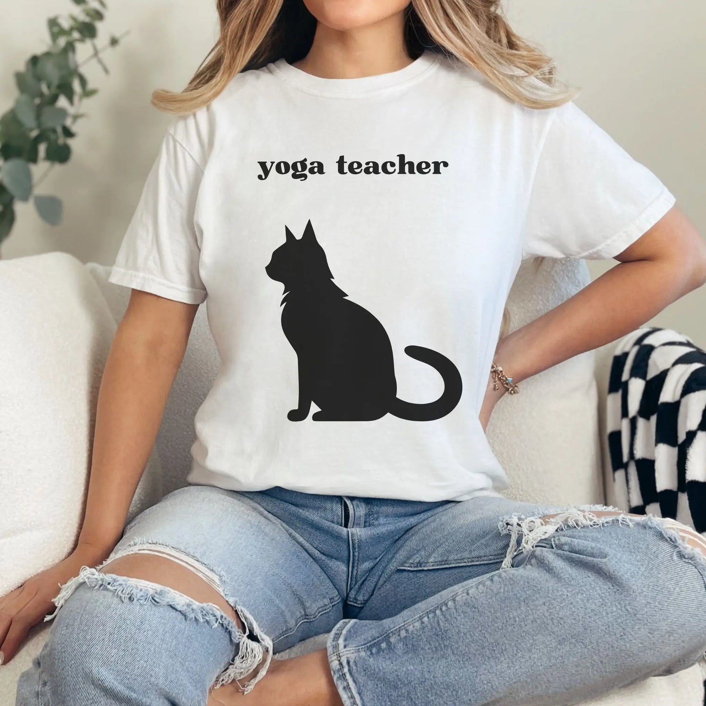 Yoga Teacher Cat