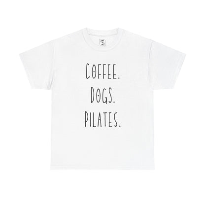Coffee. Dogs. Pilates.