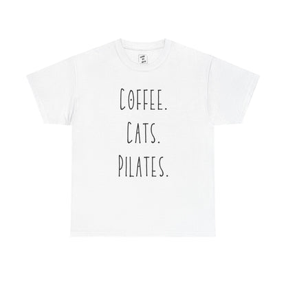 Coffee. Cats Pilates.