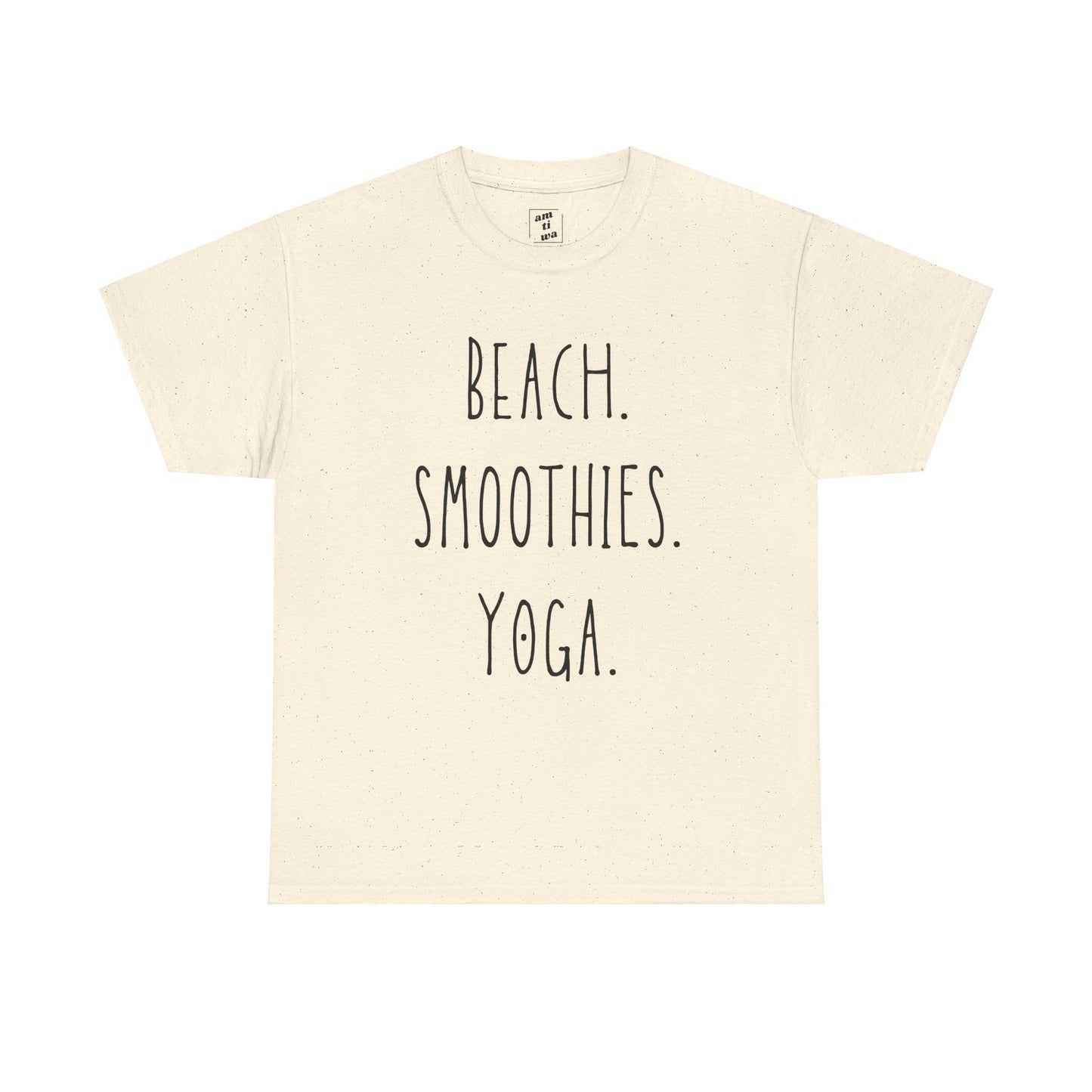 Beach. Smoothies. Yoga.