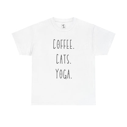 Coffee. Cats. Yoga.