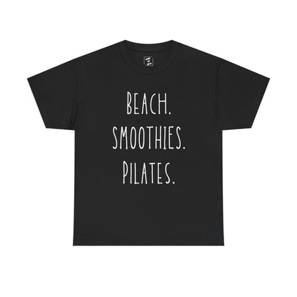 Beach. Smoothies. Pilates.