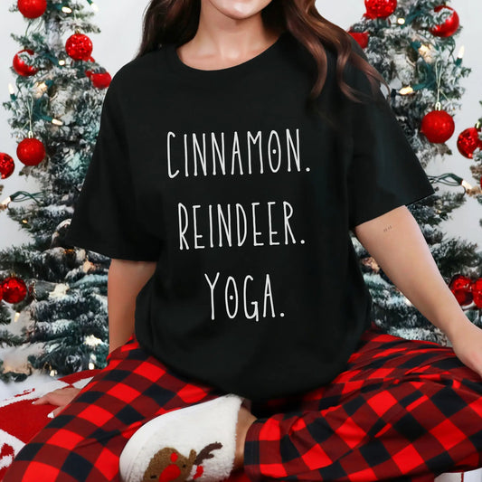 Cinnamon. Reindeer. Yoga.