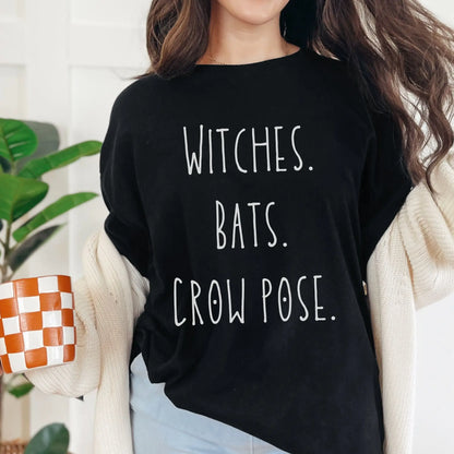Witches. Bats. Crow Pose.