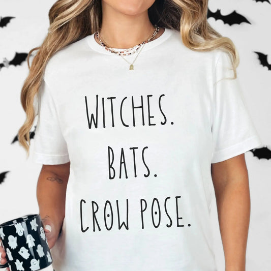 Witches. Bats. Crow Pose.