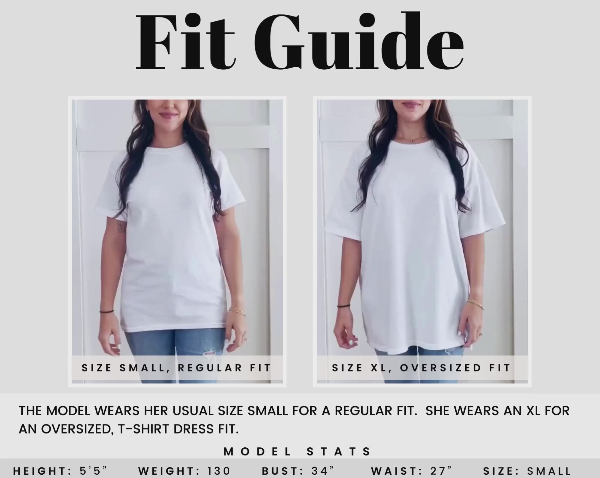 Load video: Amtiwa Funny Yoga T shirts Fit Guide Video